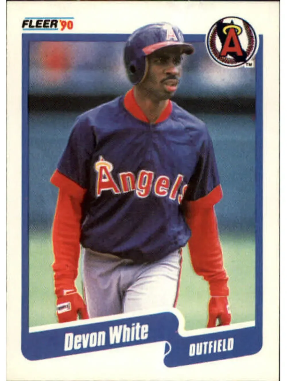 1990 Devon White Fleer Baseball Card #147